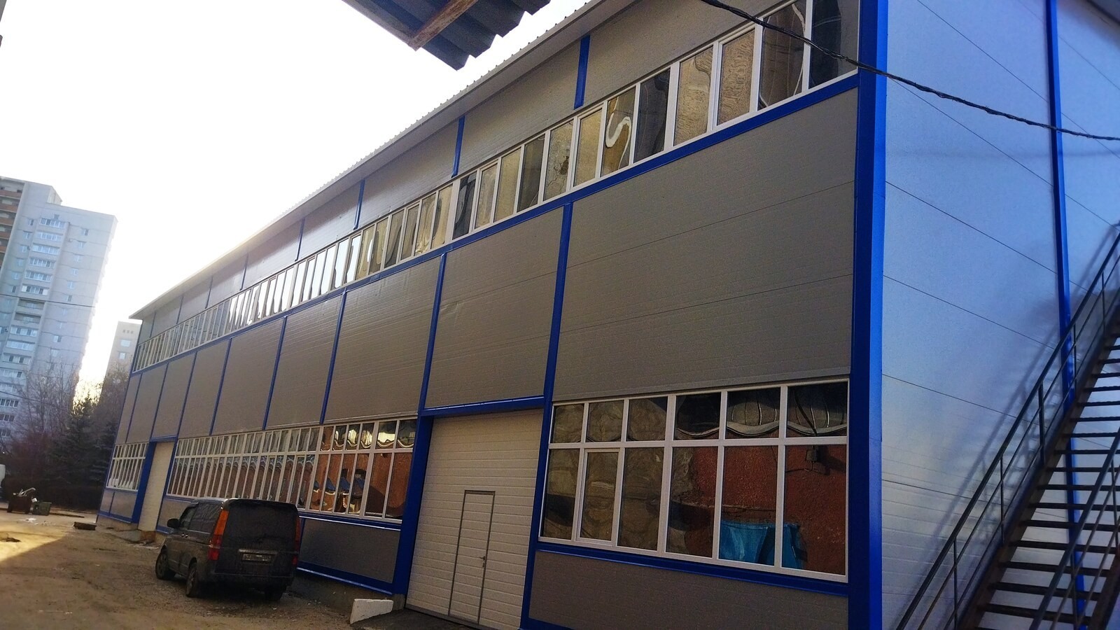 Остекление технических помещений. 2024 год.